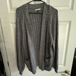 American Eagle Outfitters Charcoal Cardigan